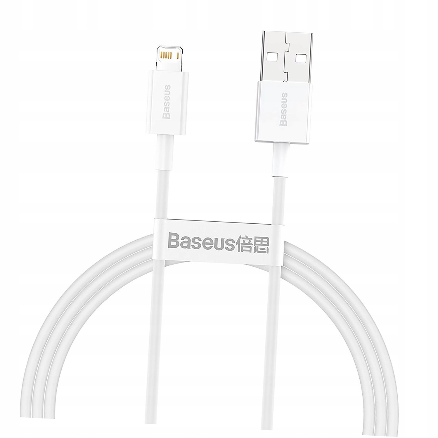 Baseus Superior USB Lightning Kabel 2.4A 1m Wit