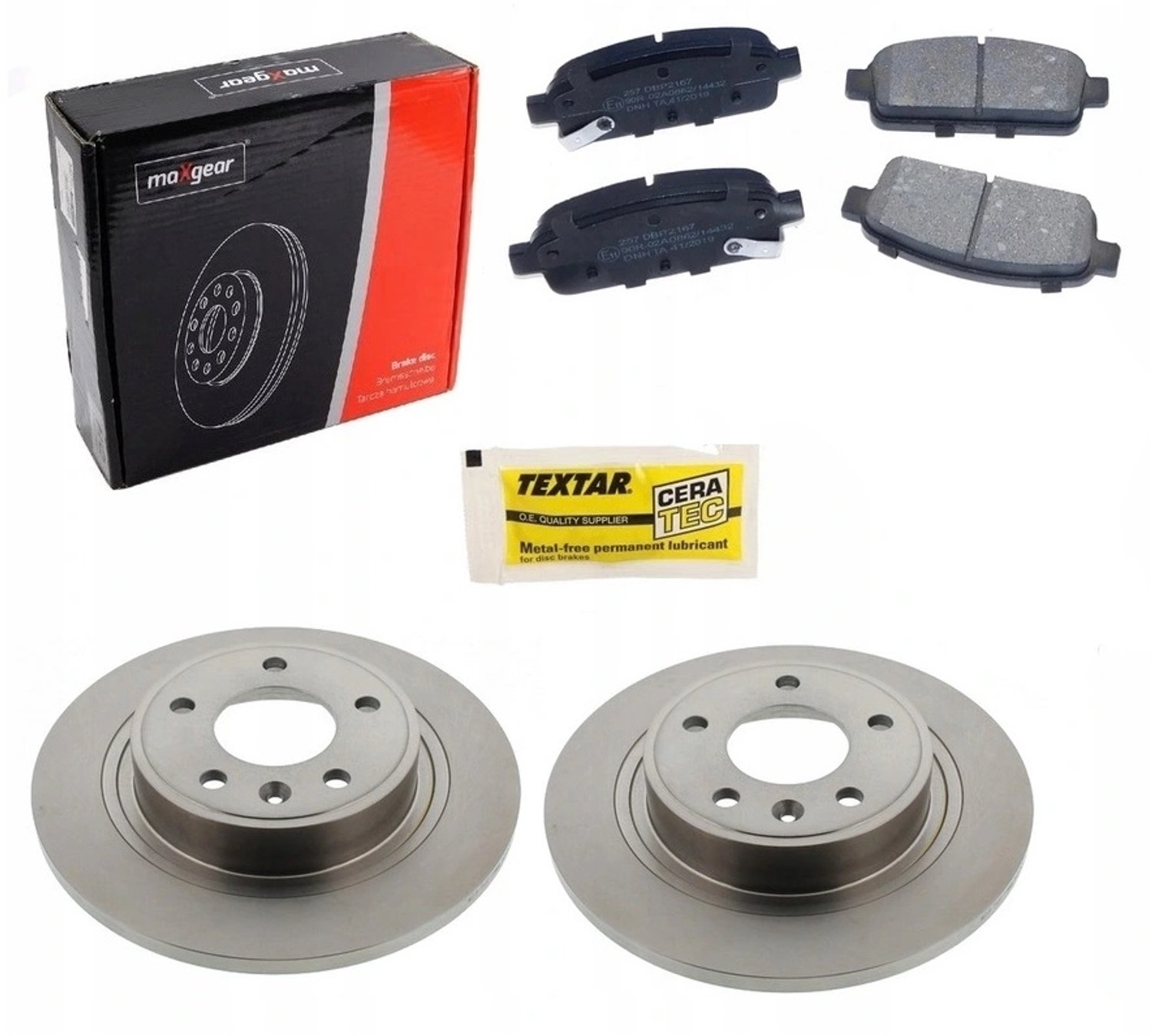 Remblokken & RemSchijven Achter Opel Astra J 268mm