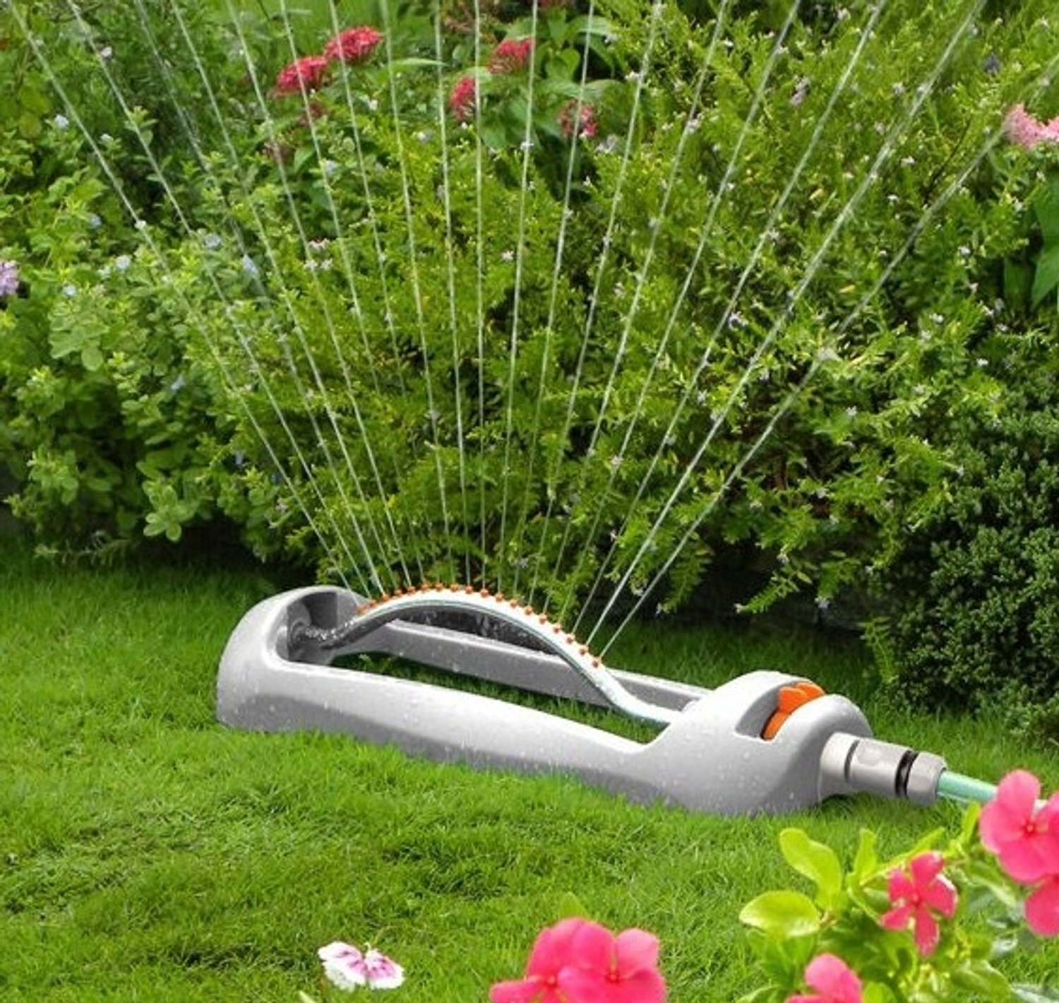 Oscillerende Sproeier Tuin Aluminium 18 Sproeiers 334m²