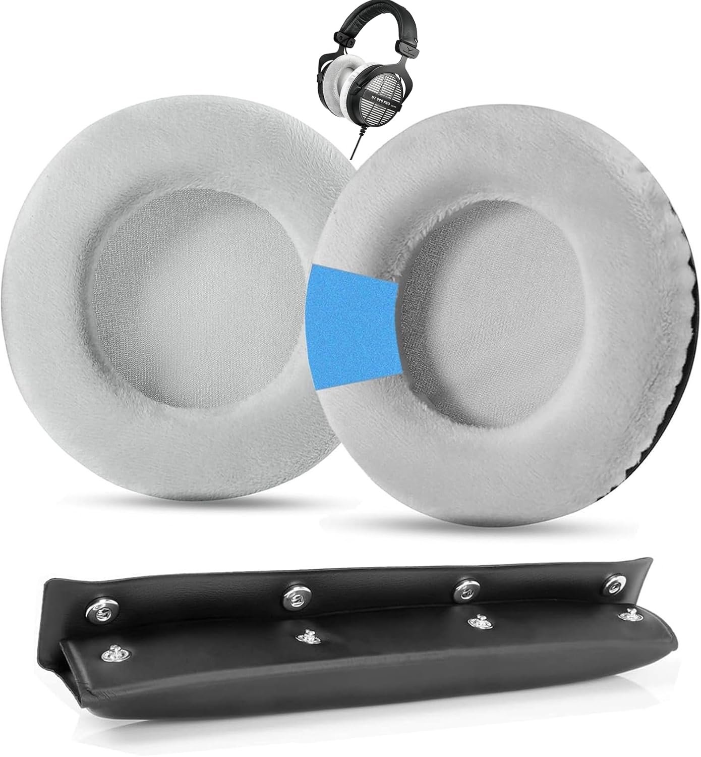 Ear Pads Cushions Replacement Compatible with Beyerdynamic DT770 Pros DT 770-PROs DT770 Pros DT 770 DT 990 DT770 DT990 - ShopVlot