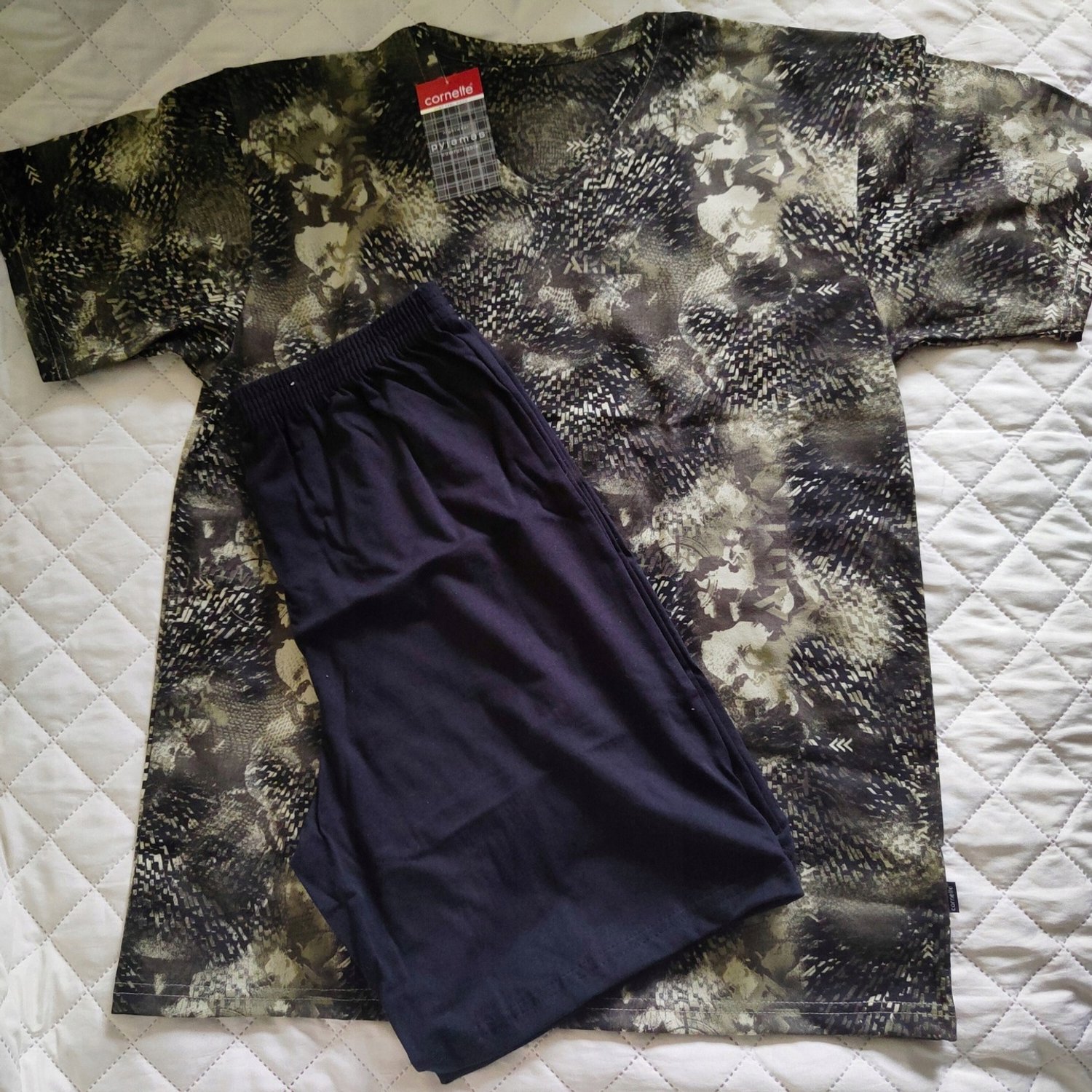 Cornette Heren Pyjama 323/139 Camouflage Maat M