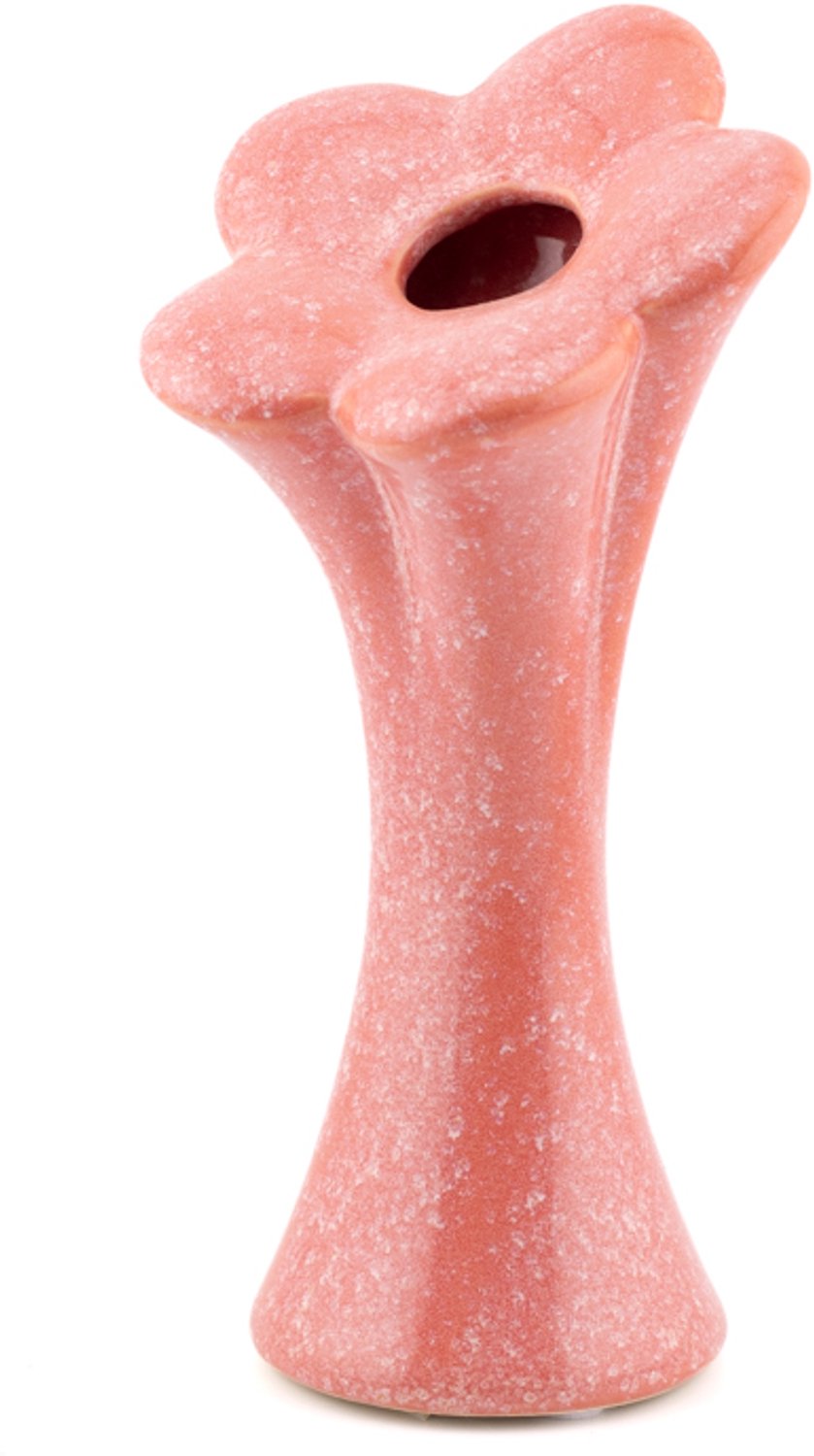 Vaas bloem roze S