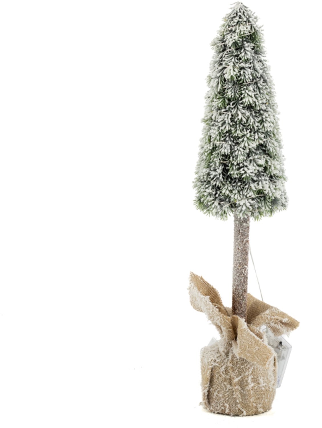 Kunst kerstboom Frost met LED 59cm