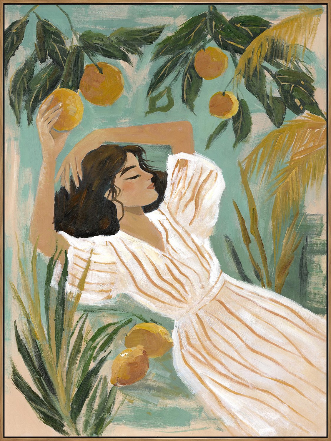 Schilderij Citrus Muse 60x80cm