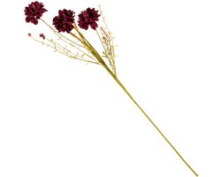 Veldboeket melaleuca 74cm burgundy