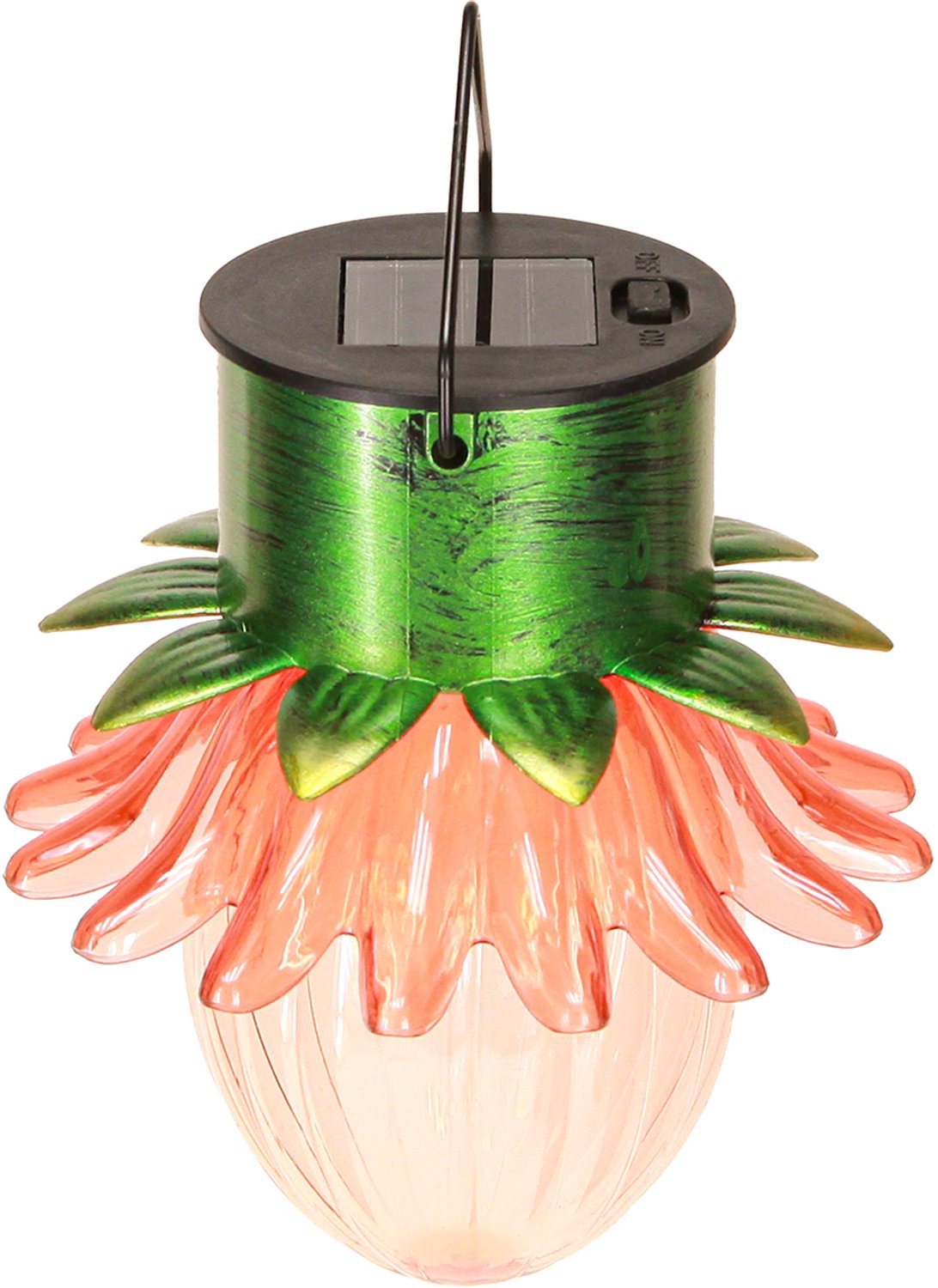 LED-hanglamp in bloemvorm op zonne-energie Ø11,5 cm 4 stuks