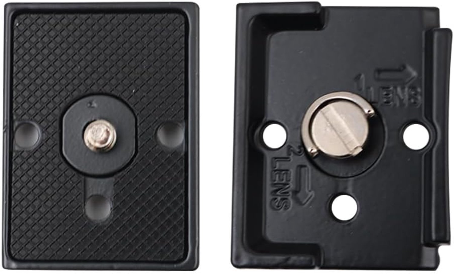 snelspanplaten statief 2 stks - 1/4 inch schroef - anti-slip rubber - beschermt je camera - Vemera