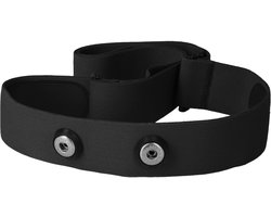 kwmobile Borstband voor Garmin HRM / Polar H1 H10 H9 H7 / Wahoo - Hartslagmeter Vervangende Cardio Borstband - Nylon zwart