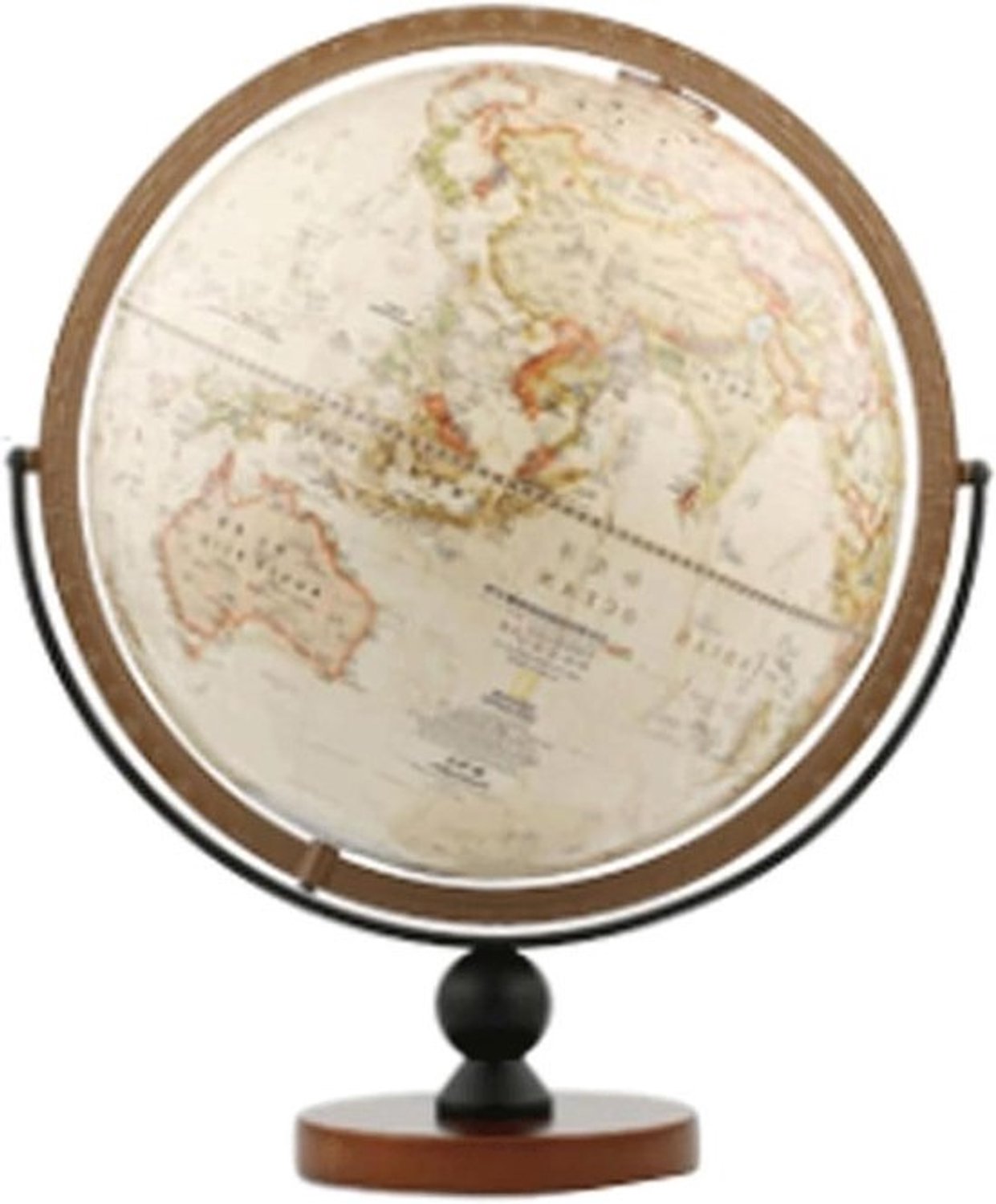 Wereldbol met voet - Educatieve aardbol - Thuis leren - 720 graden draaibaar - 30 cm diameter - Gedetailleerd