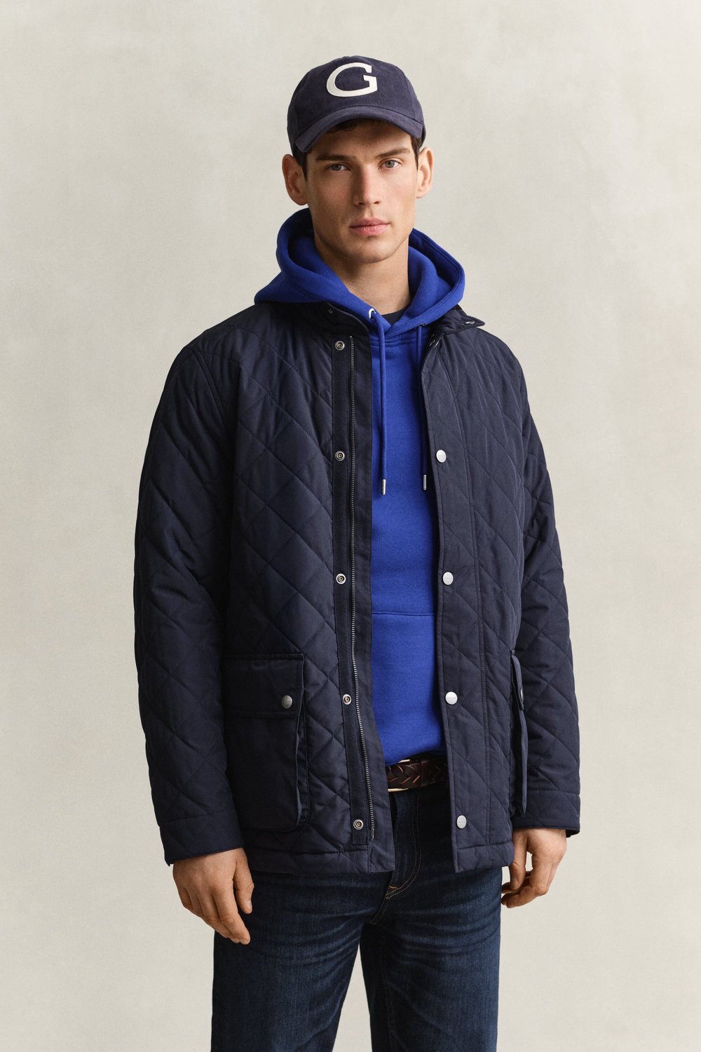 Gant tussenjas donkerblauw