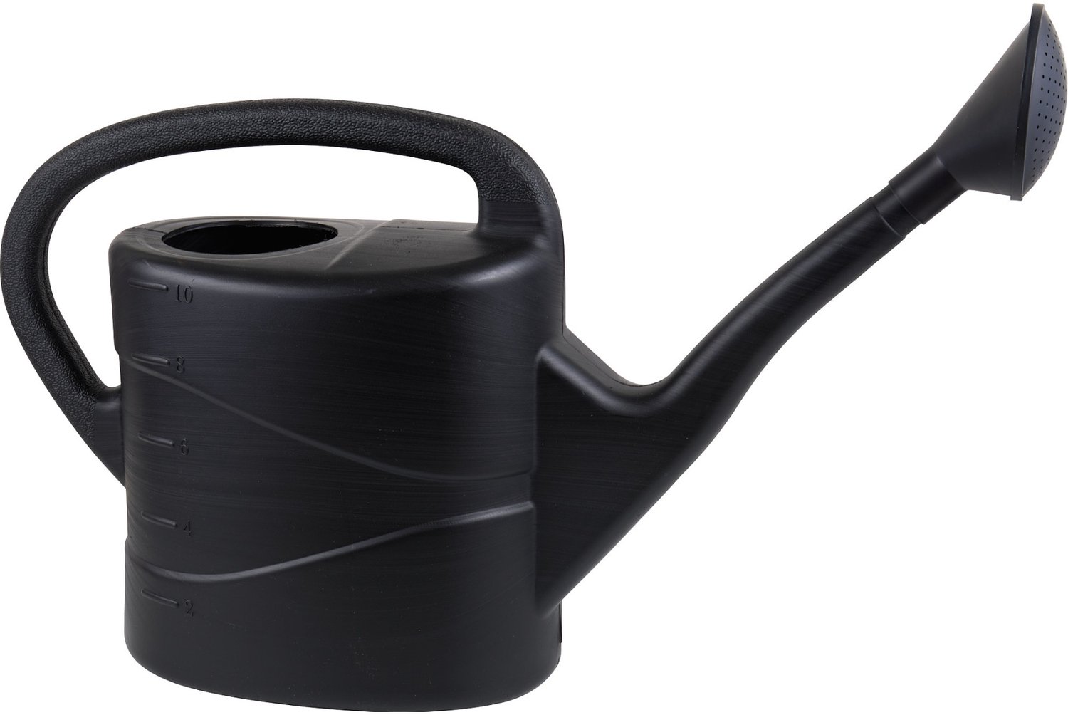 Talen Tools Arrosoir - Avec pomme d'arrosoir - Plastique - 10 litres - Noir