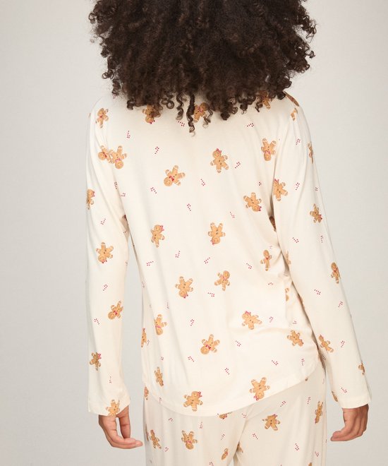 Hunkemöller Jas met Lange Mouwen Jersey Essential Wit