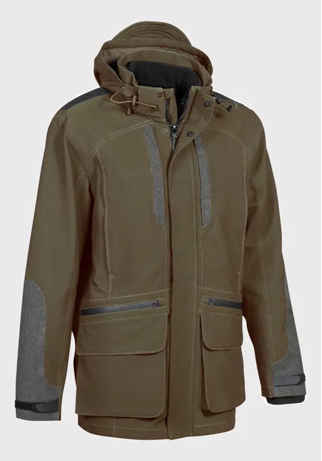 Hooded jacket ProHunt Chamois Kaki Creme