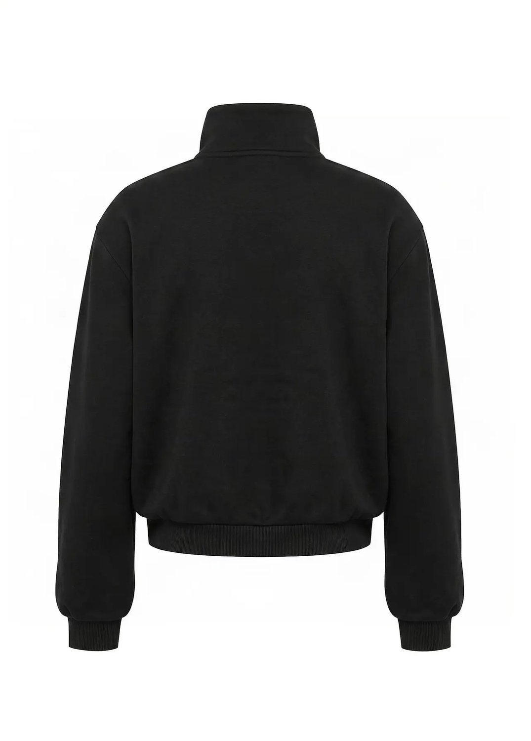 Sweatshirt loose 1/2 zip dames Urban Classics Troyer Zwart