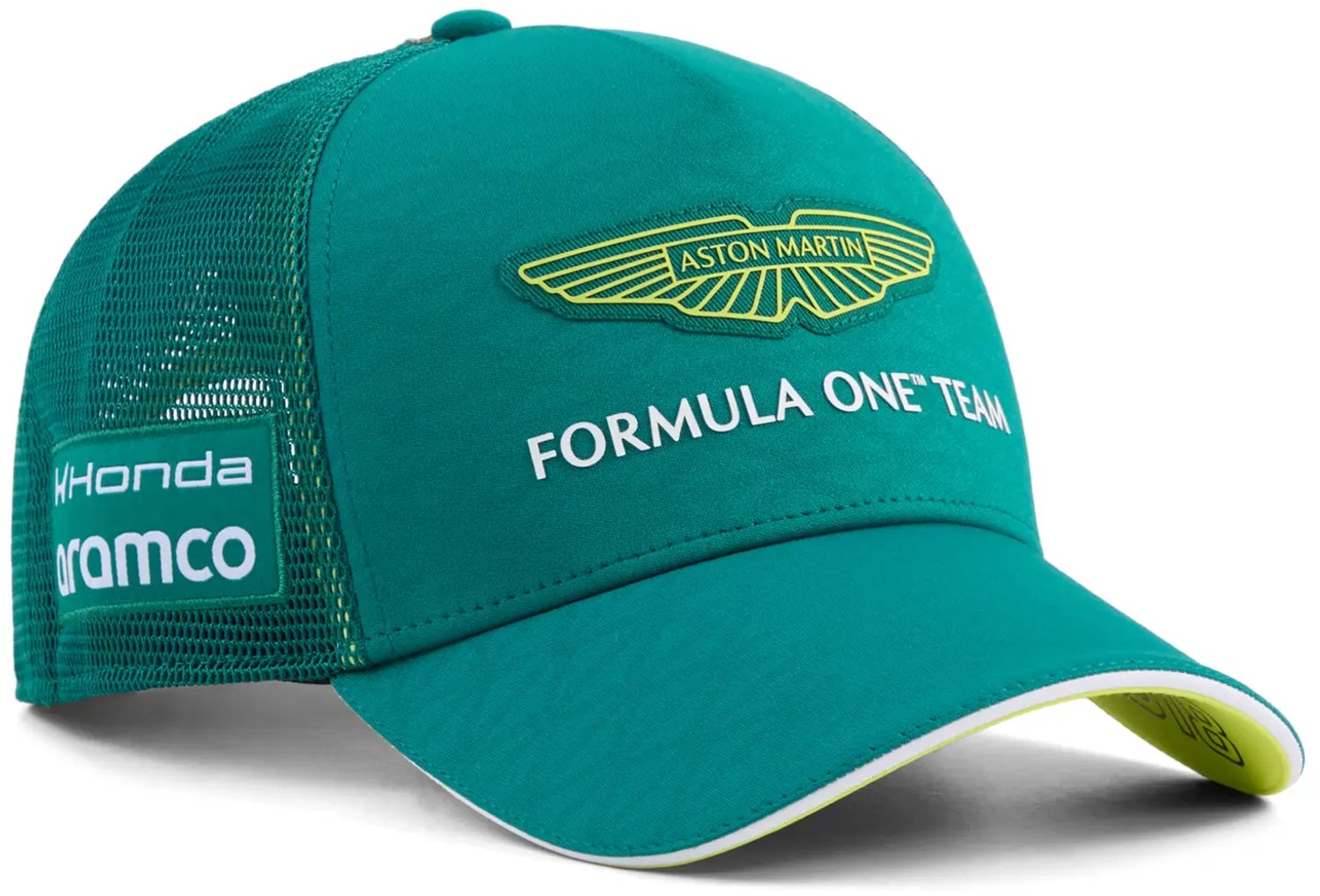 Baseballpet met logo Puma Aston Martin Groen