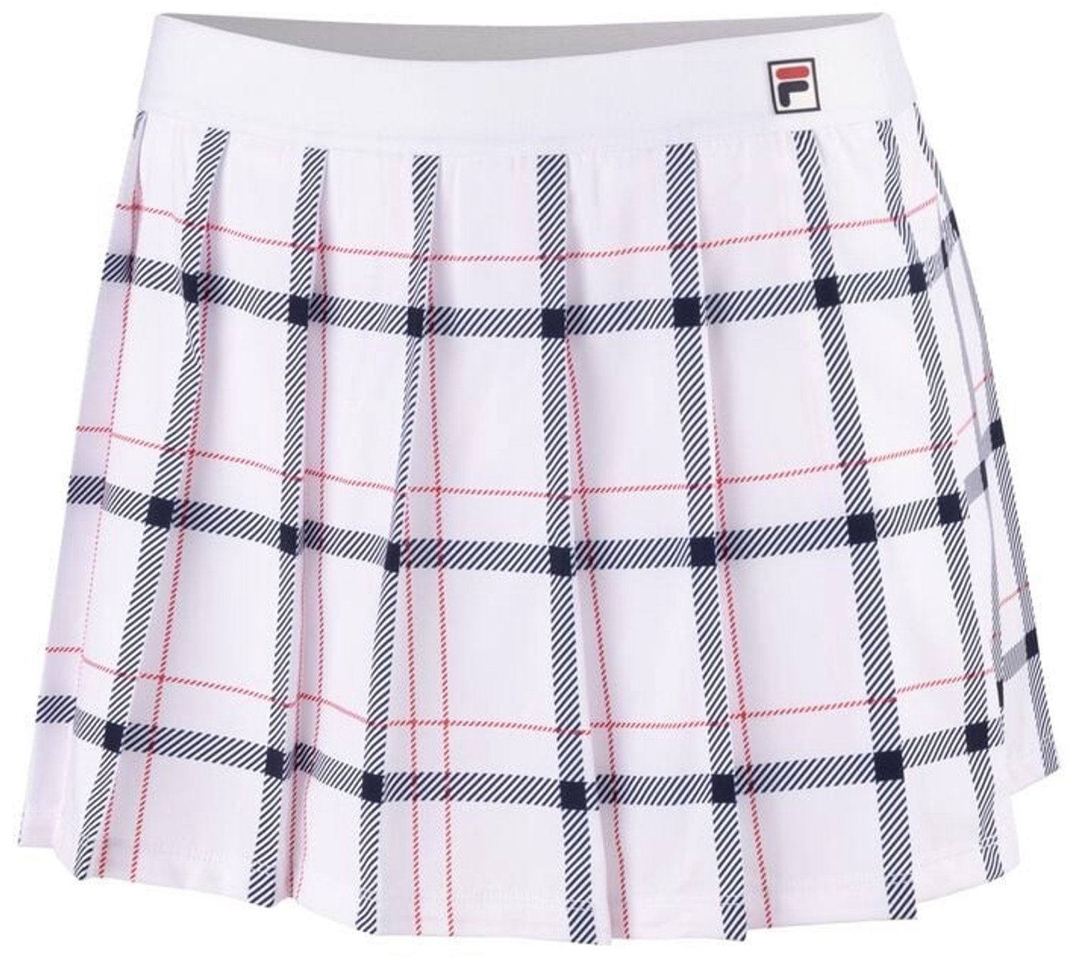 Fila Liv Dames Skort /Check Comb. Wit