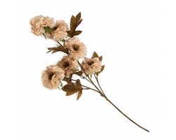 Kunstbloem Chrysant 76cm off-white