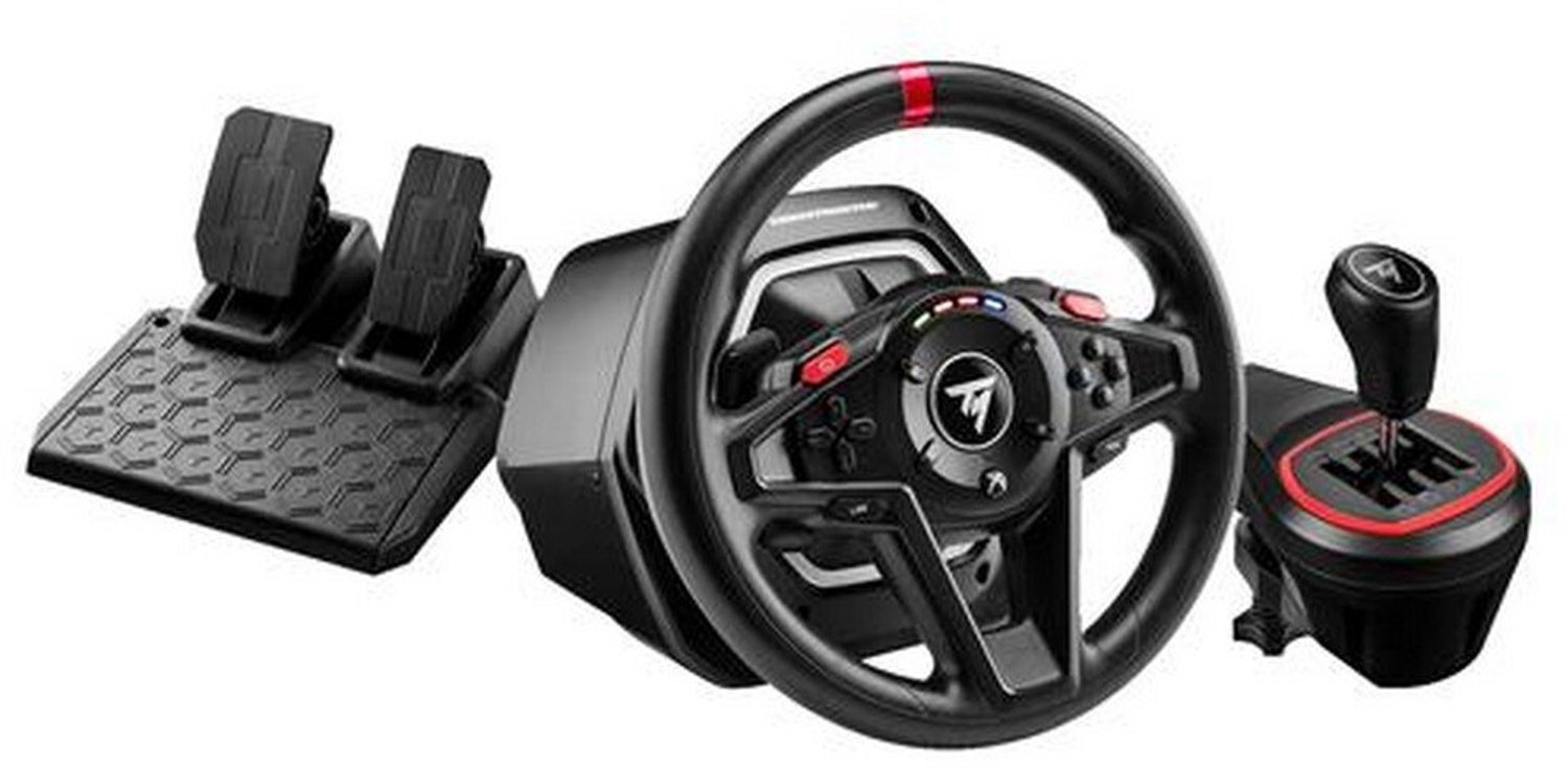 Bol.com Thrustmaster T128-X + TH8S SHIFTER - Racestuur en Pedalen - Force Feedback - met shifter - voor PC, XBOX Series - geschi... aanbieding