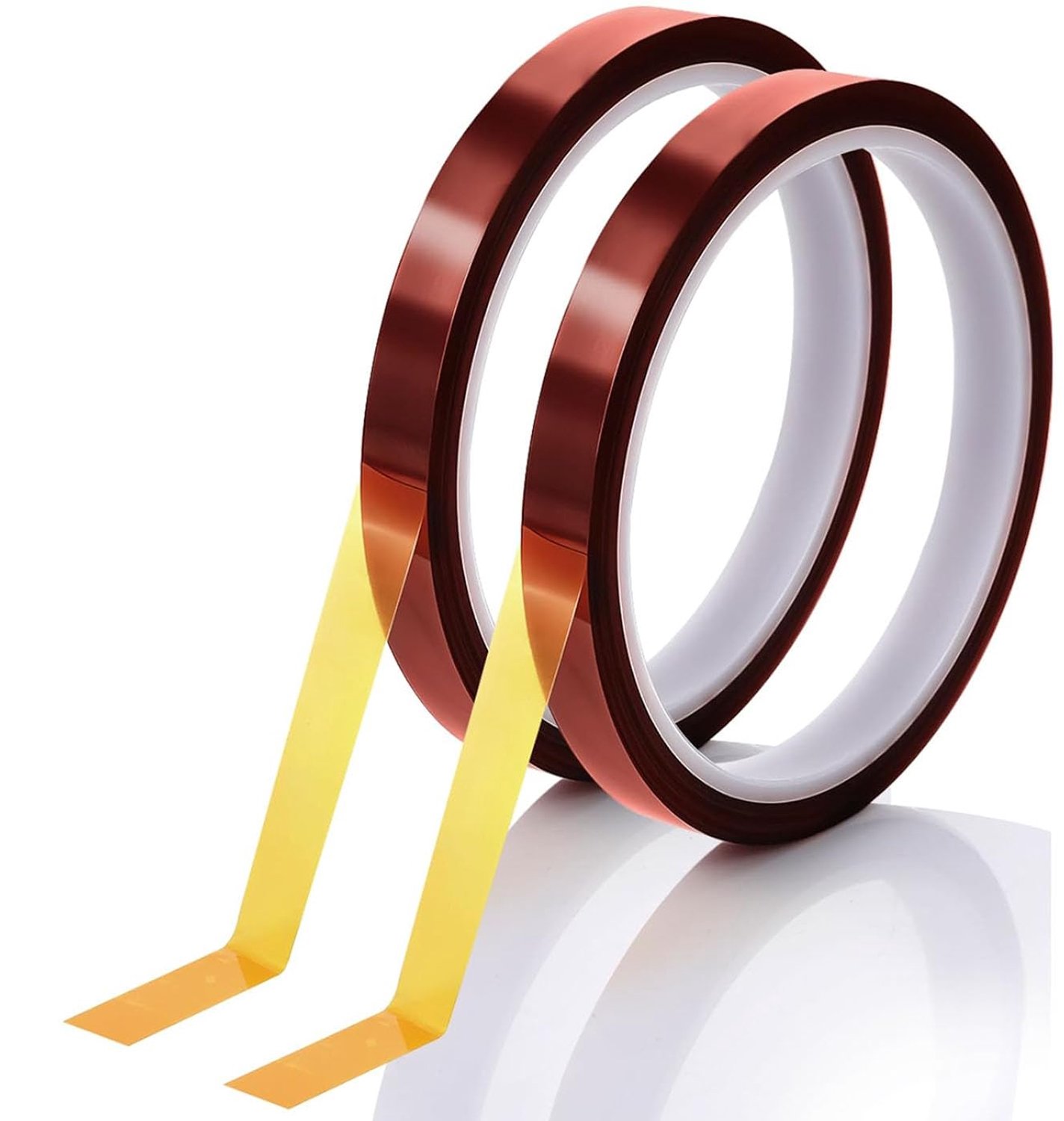 Polyimidetape hoge temperatuur 10 mm x 33 m - hittebestendige Kapton-rollen - ideaal voor solderen - Vemera