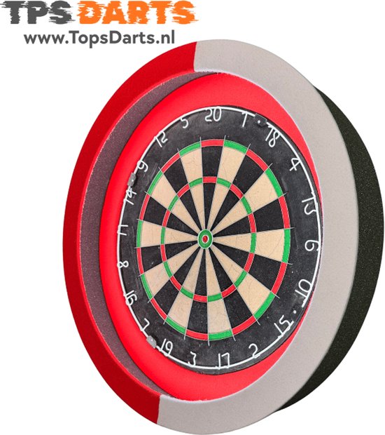 Tops - Dartbord verlichting - Premium Rotterdam - Led Dartbord verlichting - Led surround dartbord verlichting- dartbord - dartbord verlichting - Feyenoord van Tps Darts — afbeelding 2