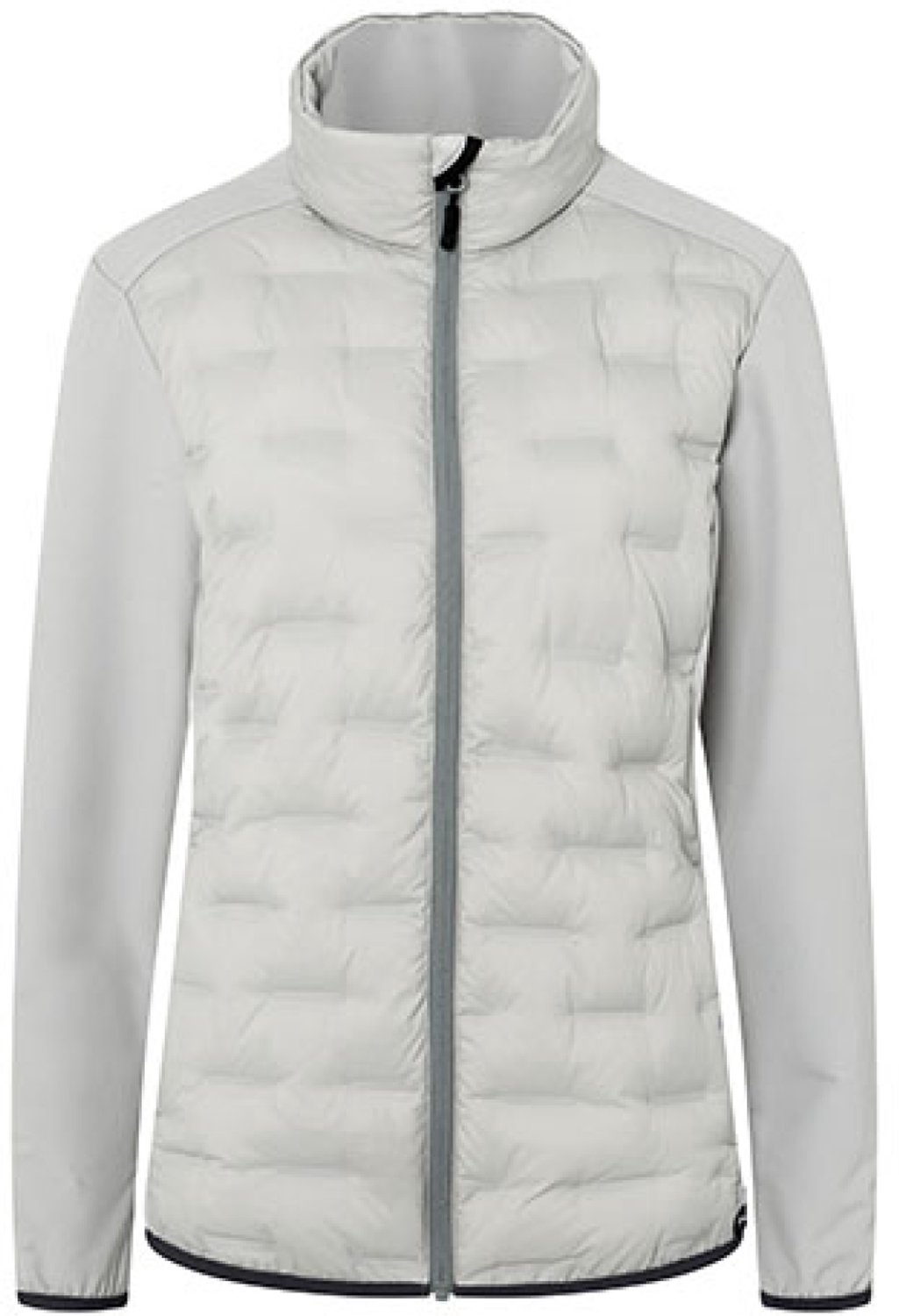 Karlowsky Women´ Fleece Hybrid Jacket KY157 Light Grijs