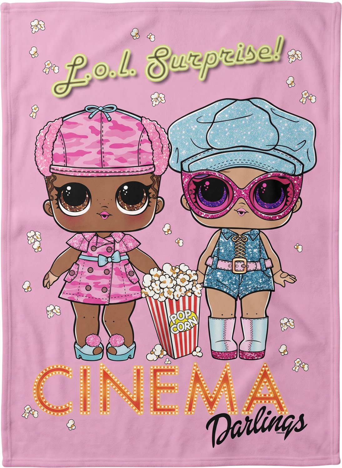L.O.L. Surprise! LOL Surprise Fleece plaid Cinema 100 x 140 cm Roze