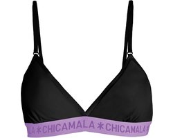 Chicamala Dames Triangle Top – 1 Pack – 95% Katoen – Beugelloze BH – Damesondergoed – Dames Tops
