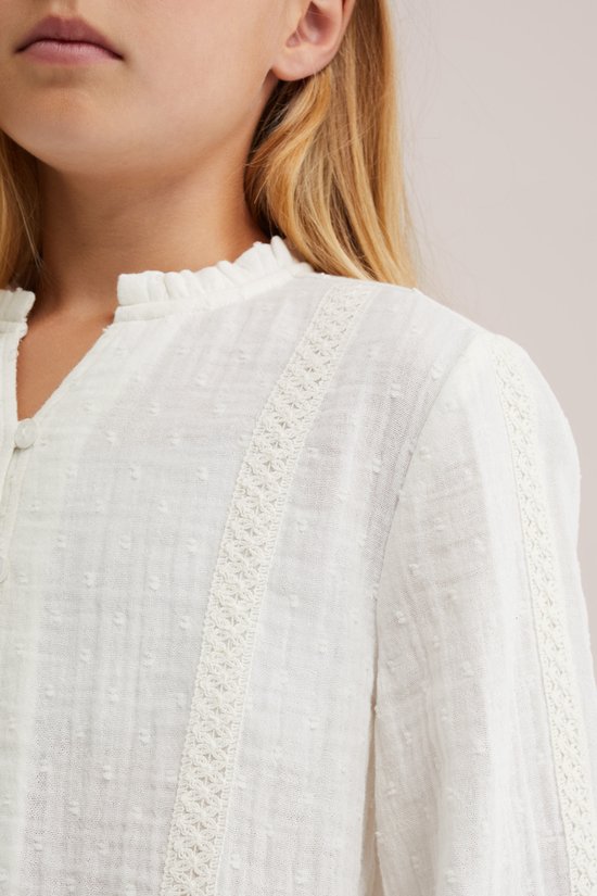WE Fashion Meisjes blouse met structuur