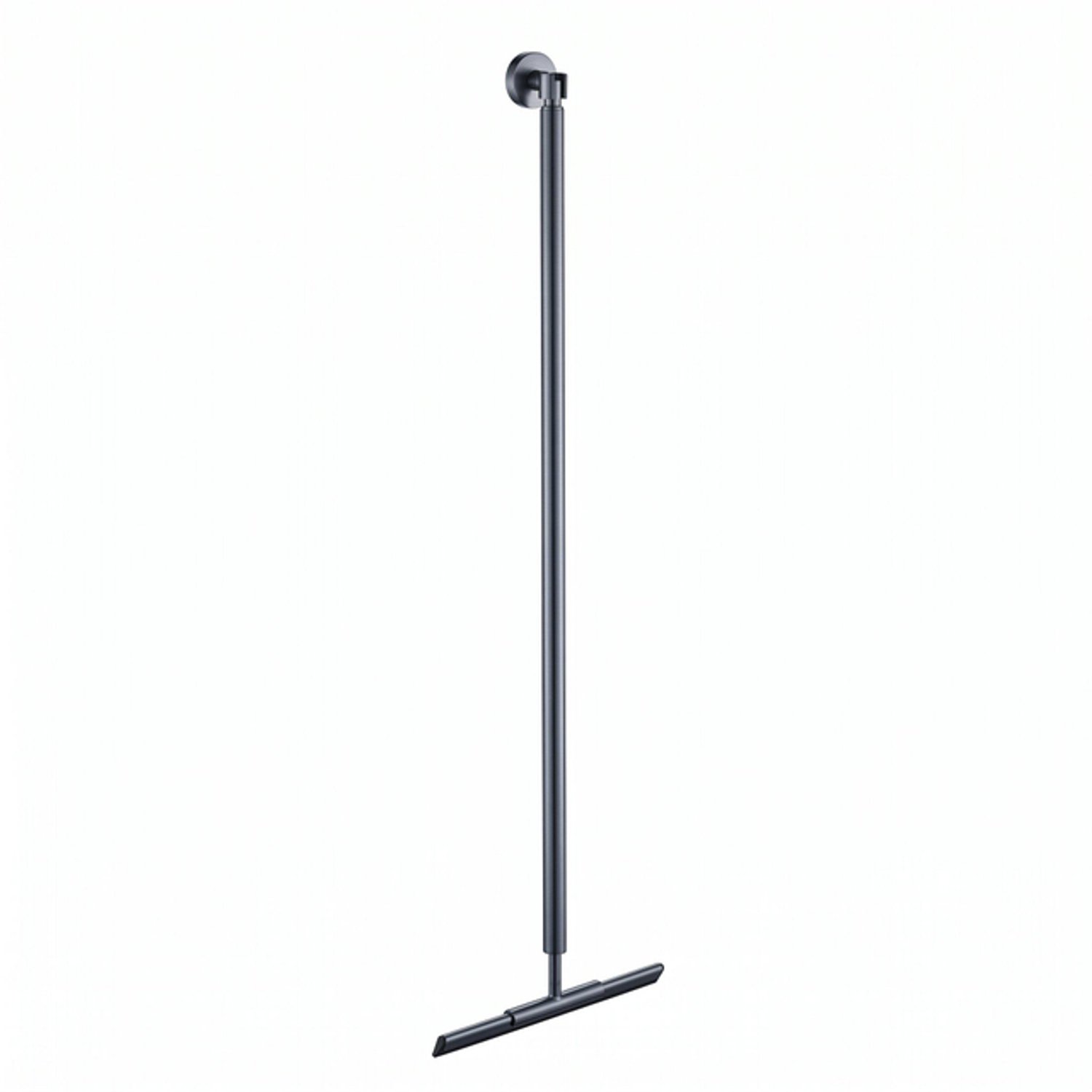 FugaFlow Eccelente Acces Vloerwisser - 125cm - incl. houder - geborsteld gunmetal