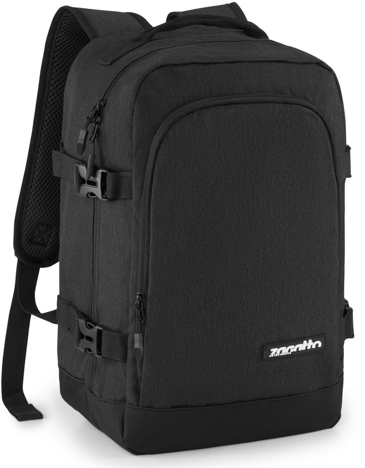 Zagatto Vliegtuig Handbagage Rugzak 40x20x25cm Lichtgewicht Grijs