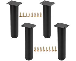 Jttxiu 4 Stuks Verstelbare Meubelpoten, Metalen Keuken Sofa Kast Tafelpoten, Zware Vervanging Ondersteunende Poten voor Keuken Sofa Tafel Stoel Bureau