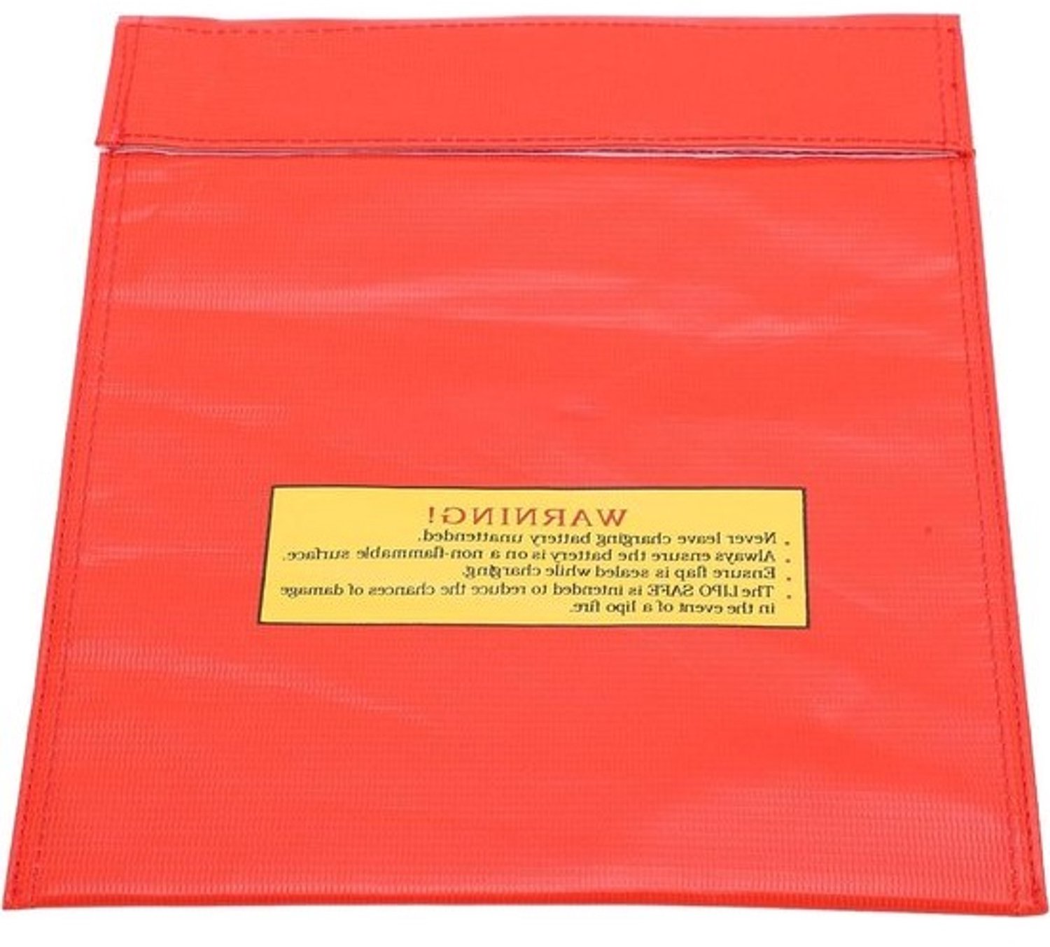 Batterij Veilige Tas - Lipo Tas Brandwerend - Veilig Opladen - Vlamvertragende Vezels - 23x30 cm - Rood