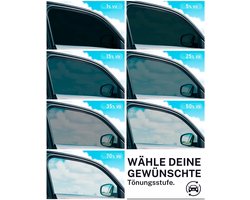 JHCHAN Tönungsfolie Auto 75cm x 6m 35% VLT - Scheibentönungsfolie, zelfklevend, UV & IR bescherming, bescherming tegen hitte en verblinding, krasbeste
