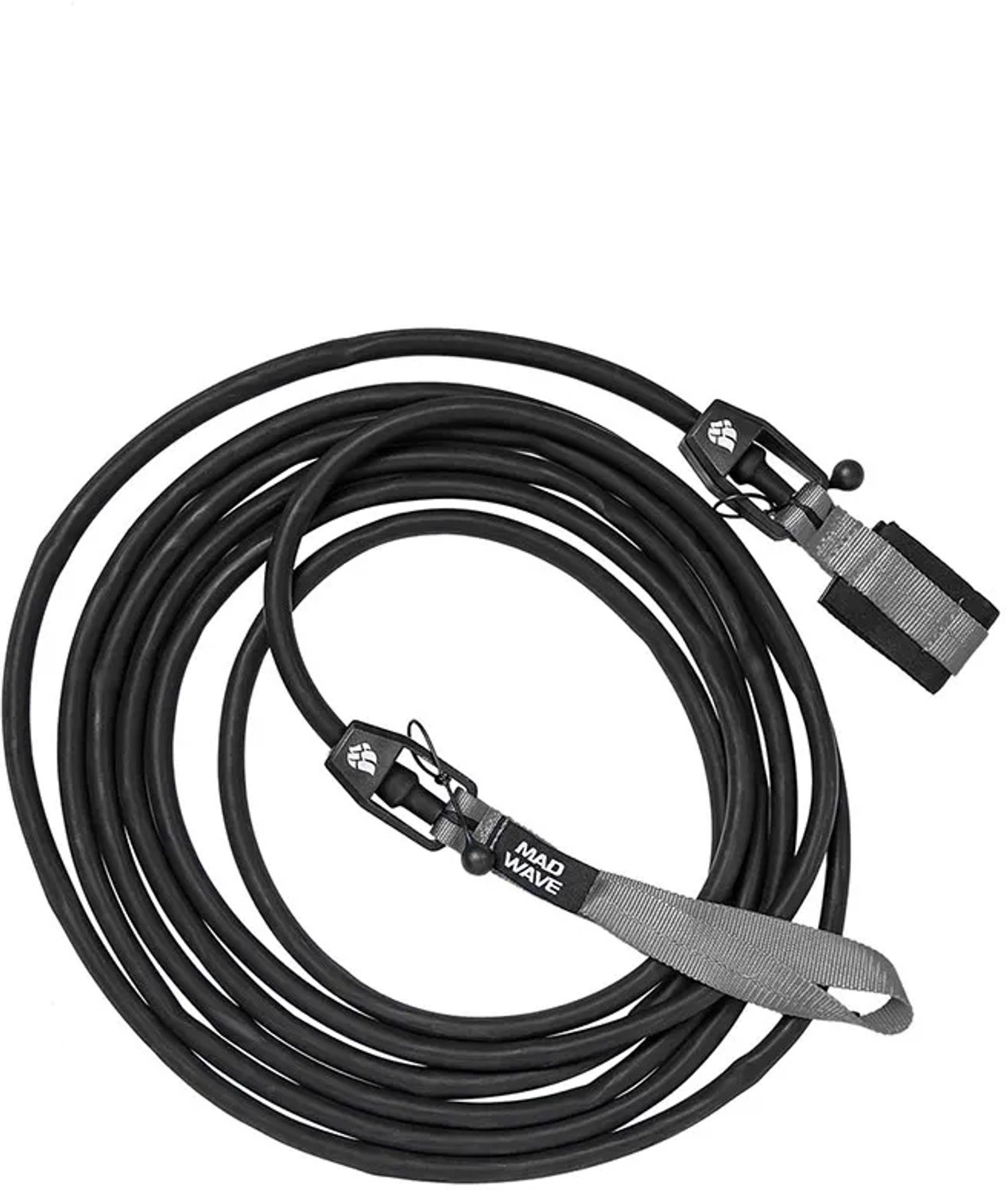 Mad Wave Long Safety Cord 1.3-3.6kg Weerstandsband Zilver