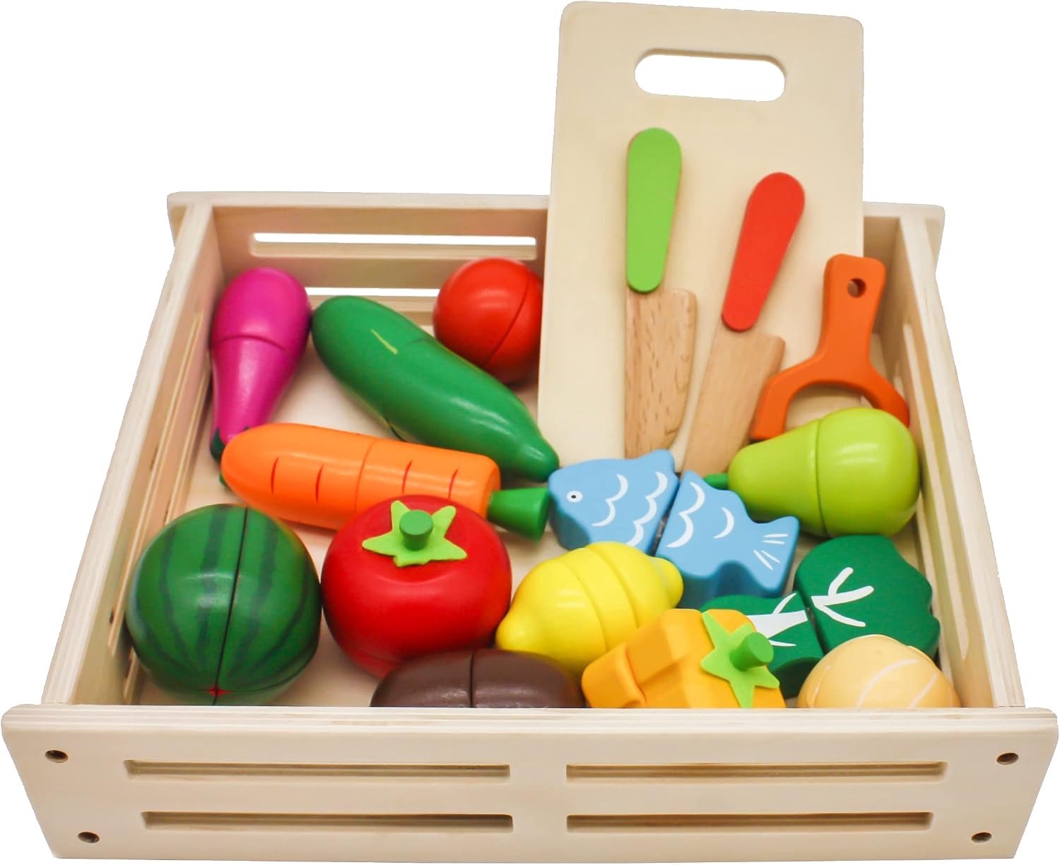 QEVA Kinderkeuken Speelgoed - Speelkeuken - Kinderkeuken - Veelkleurig - 29cm x 24cm x 7cm