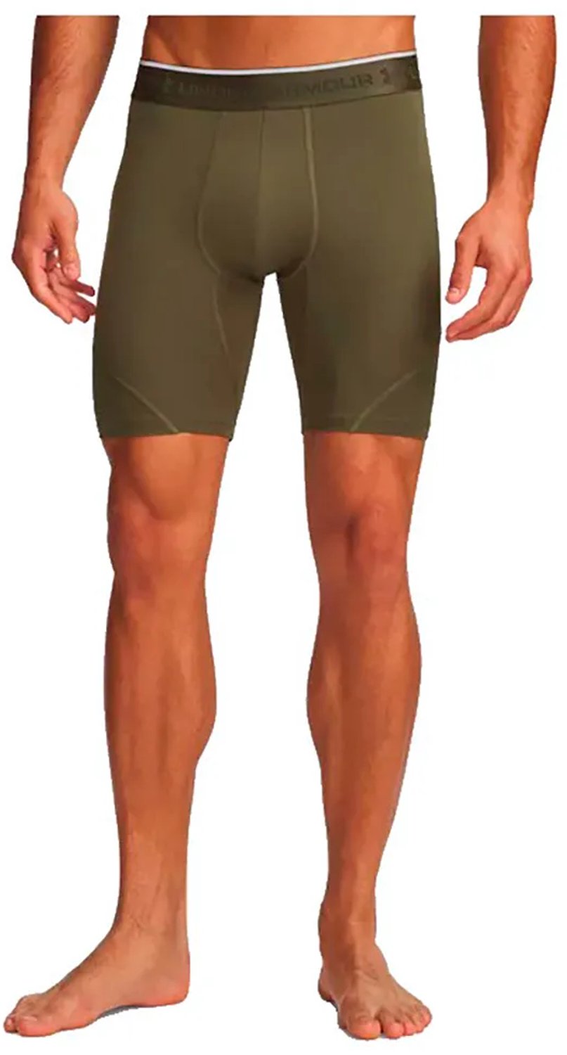 Under Armour Hg Elite Long Korte Broek Groen L Man