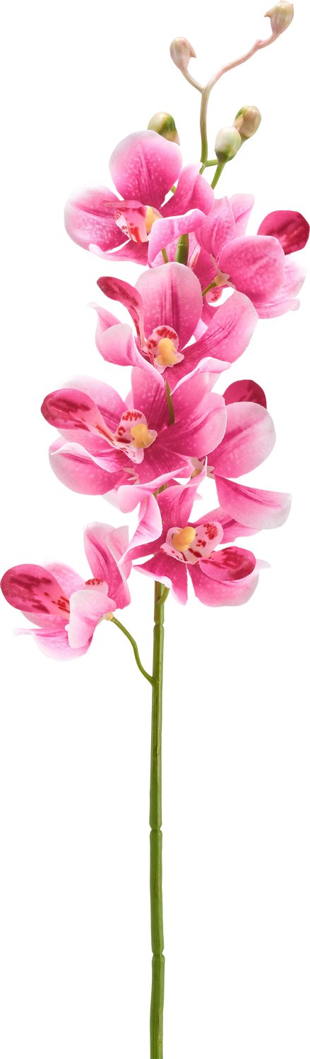 Easyplants | Kunstbloem Orchidee 55 cm mauve | Zijde | Nepbloemen | mauve | Onderhoudsvrij | Kant-en-klaar