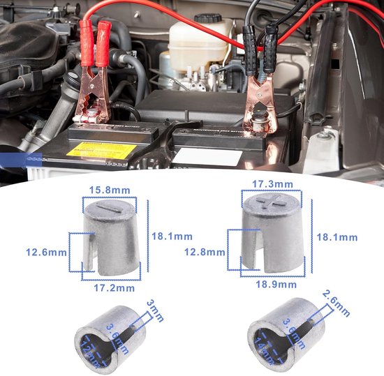 Batterij Terminal Converter - Zwart - Lood met Zuurbestendigheid - Voor Boot en RV — afbeelding 5