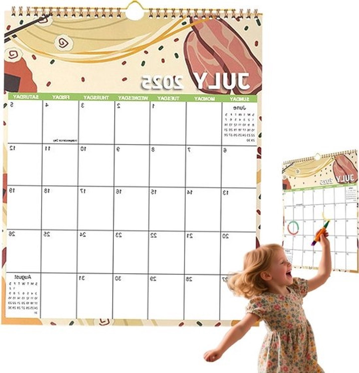 Kalender 2025-2026 - Wandplanner - Organisatie Thuis - 18 Maanden - Dubbel Groot - Niet gespecificeerd