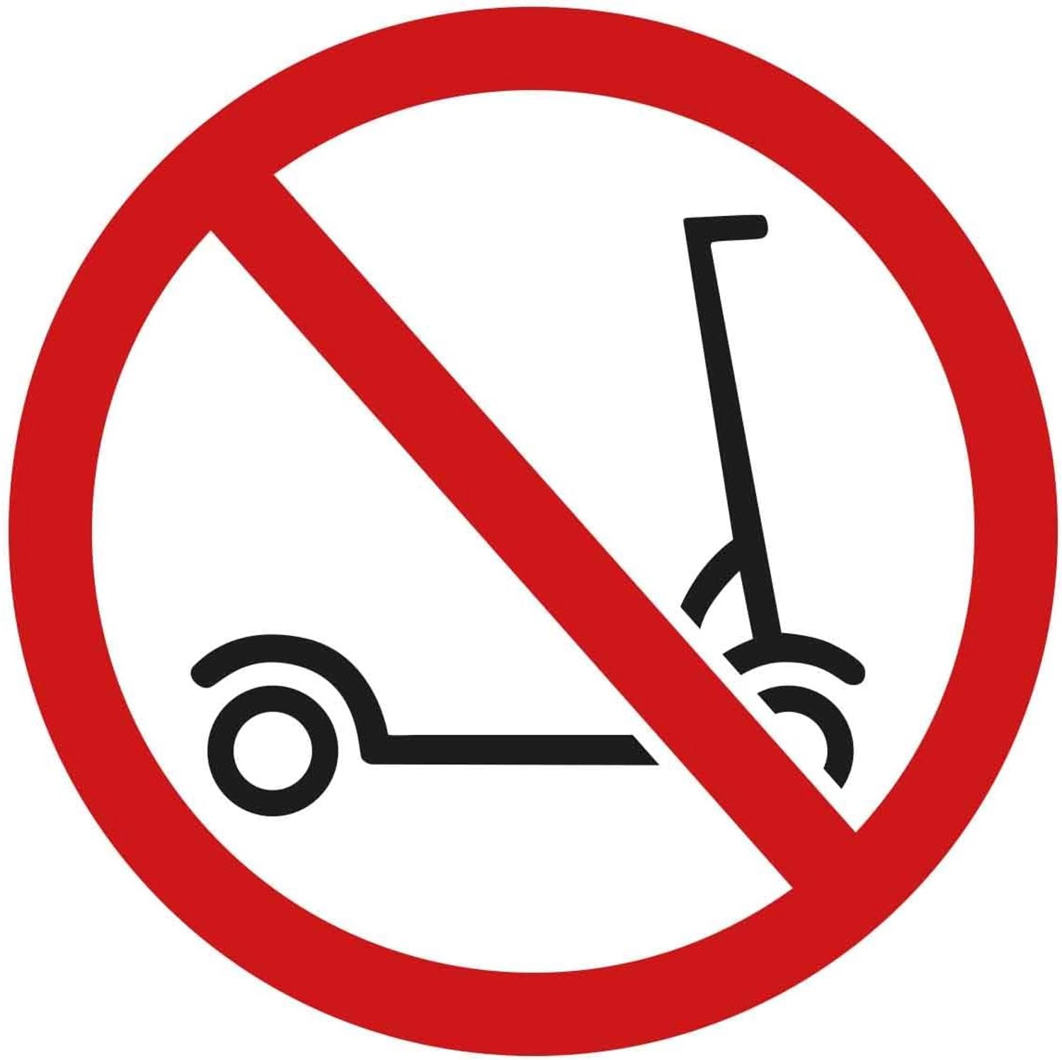 Tip stickers I Ø 10 cm - contourgesneden - zelfklevend - voorkomt ongewenst parkeren - ShopVlot