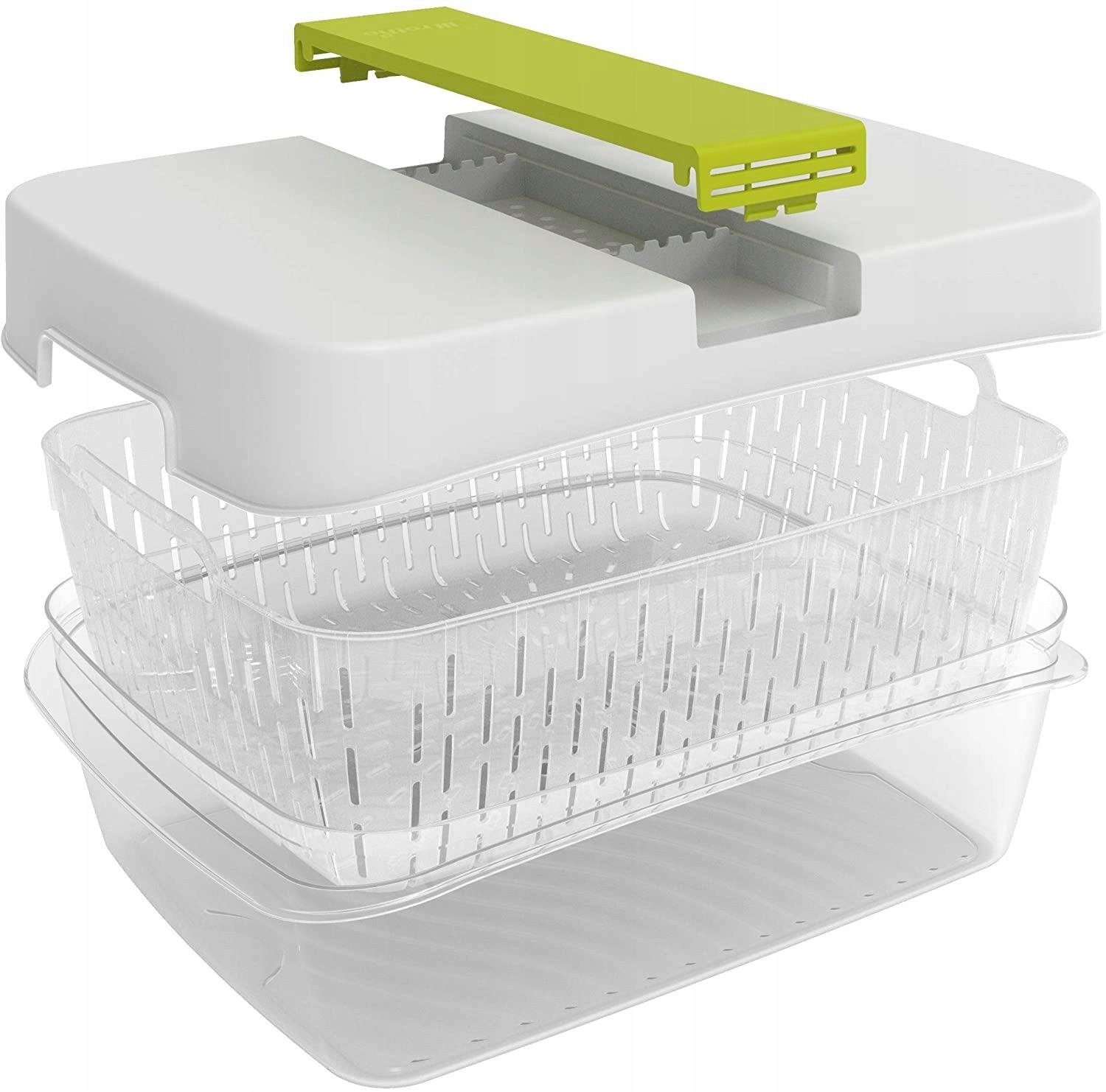 Rotho Fresh Dynamic Box 6,4L: Fruit & Groente Bewaardoos met Filter