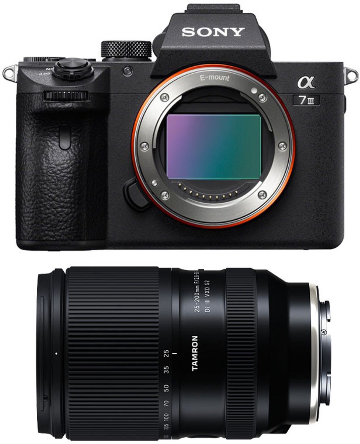 SONY Alpha 7III + TAMRON Objektiv 25-200mm f/2.8-5.6 Di III VXD G2