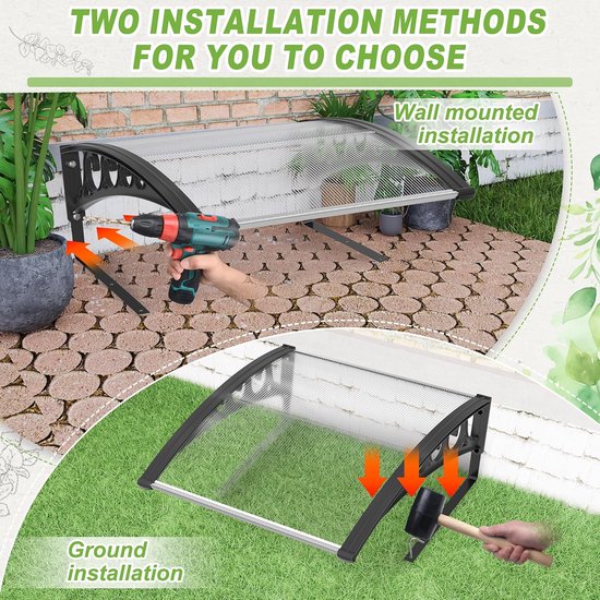 Garage dak carport voor grasmaaier grasmaaier auto overkapping beschermhoes bescherming lessenaarsafdak tegen regen hagel en uv-stralen met schuimsponsstrepen, 103 x 81 x 45 cm — afbeelding 3