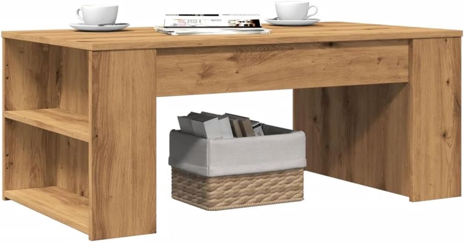 Hout Artisanaal eikenkleur Banktafel 102x55x42 cm