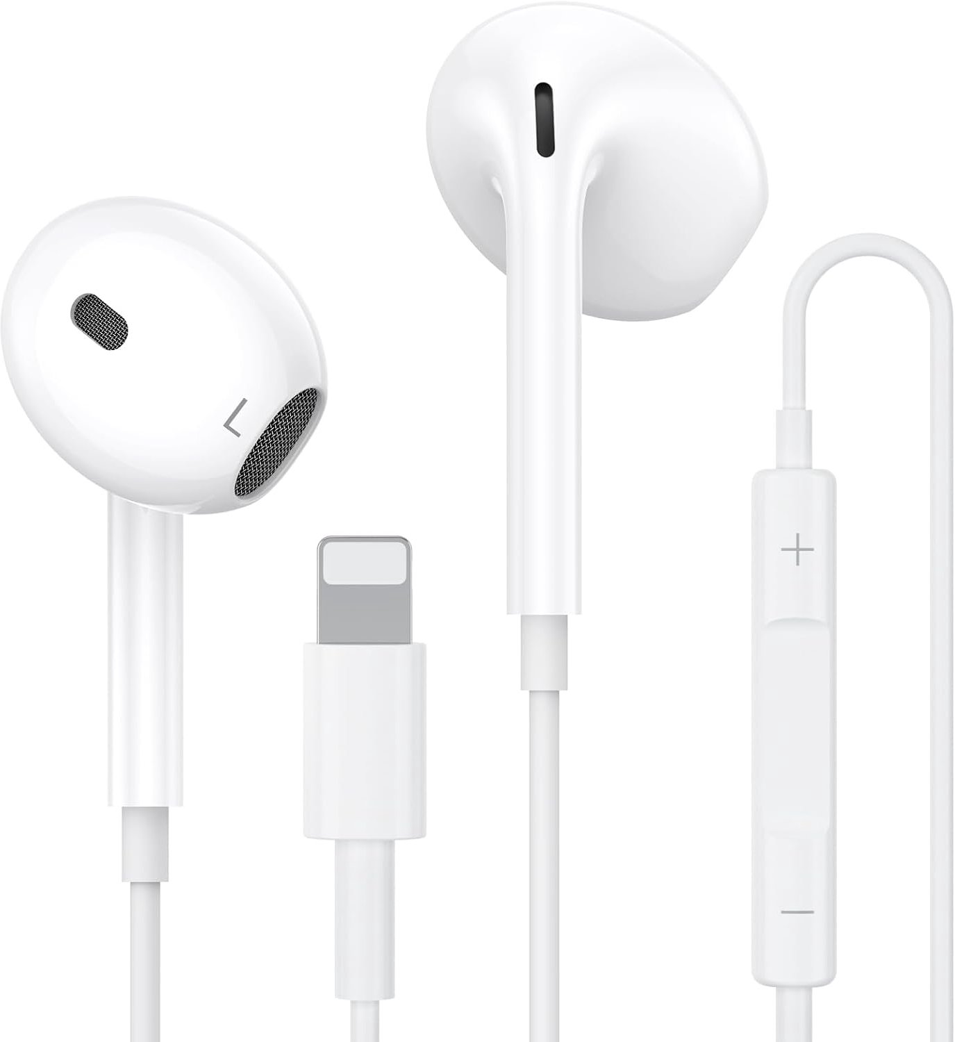 Hoofdtelefoon voor iPhone, [MFi-gecertificeerd] HiFi hoofdtelefoon
