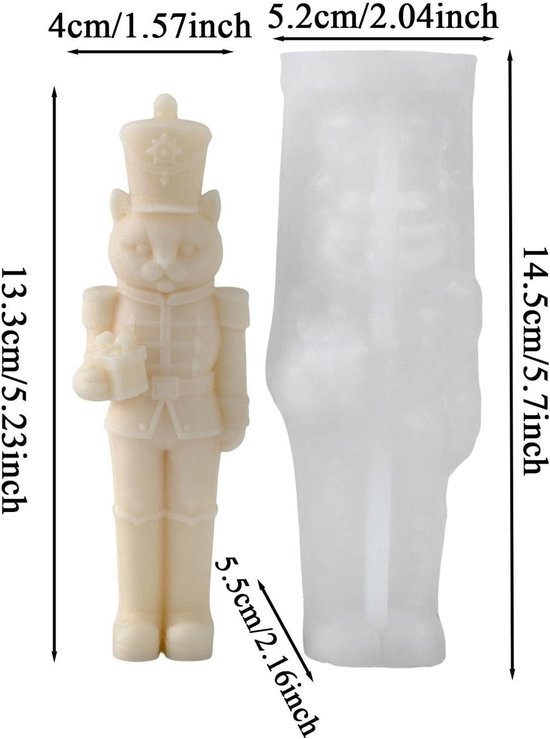 Silicona para Cascanueces – Estatua Reutilizable Handleiding van — afbeelding 5