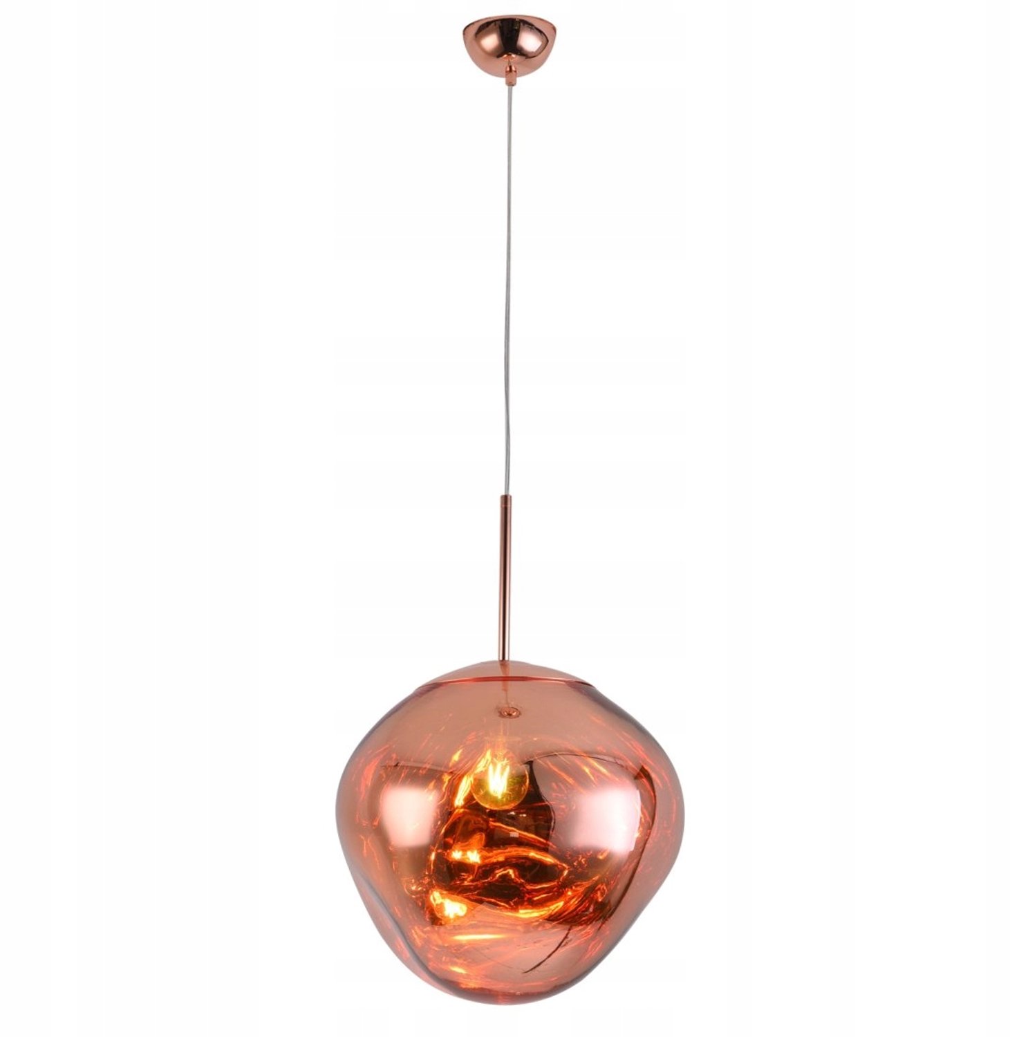 GLAM L hanglamp koper 38 cm - Organisch design