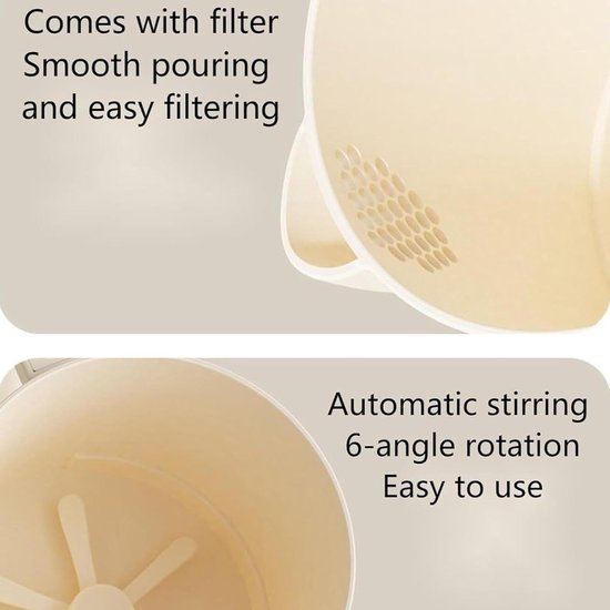2-in-1 Draadloze Mixer en Zeef — afbeelding 4