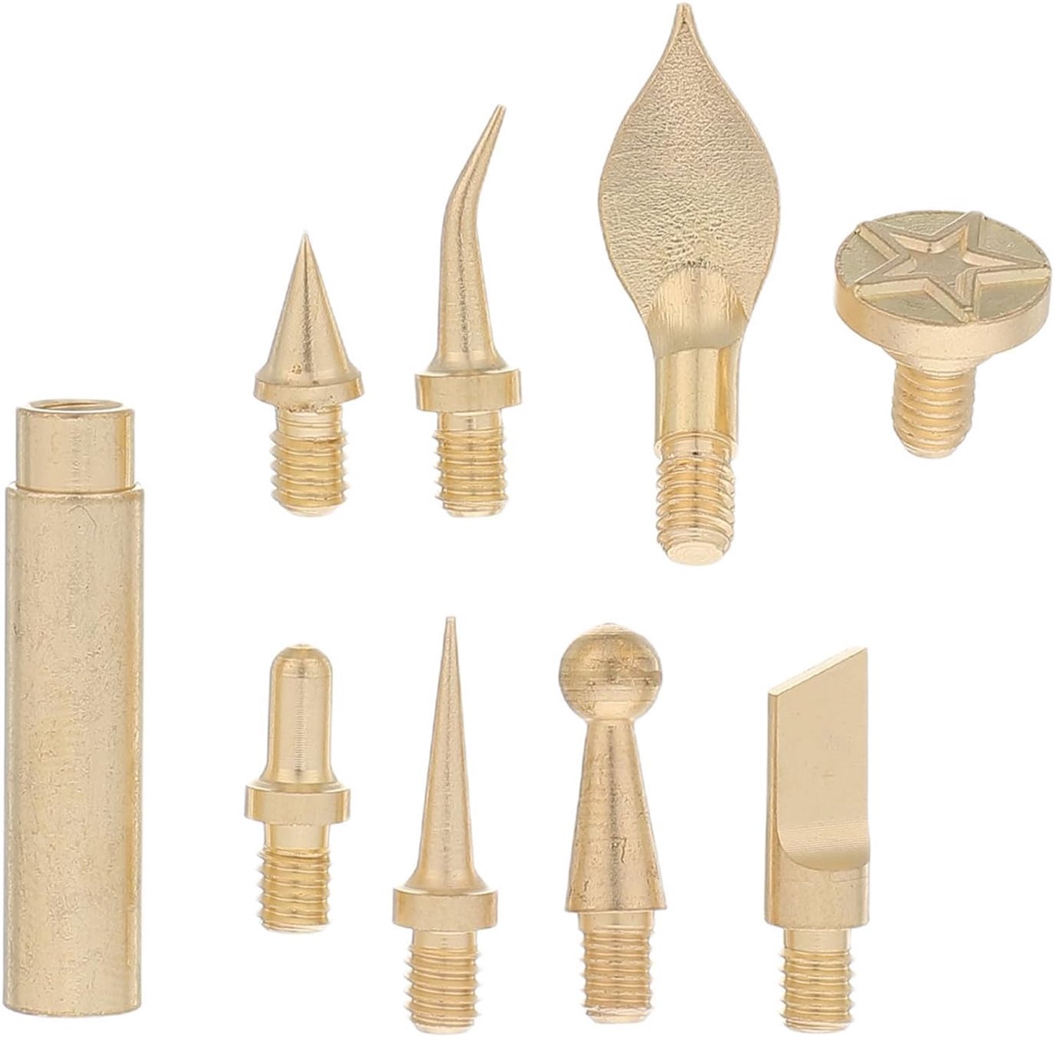Schroefdraadinzetstukken Soldeertips voor Printer Vervangingsonderdelen met Universele Koperen Hittebestendige Adapter voor Nauwkeurige Montage Reparatie