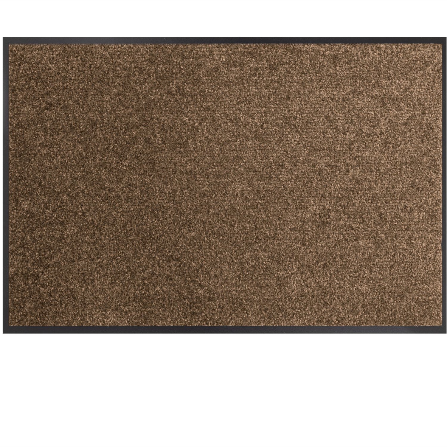 ANRO Deurmat Amigo Bruin 90x60cm – Schoonloopmat Antislip Wasbaar Voordeur Hal Binnen